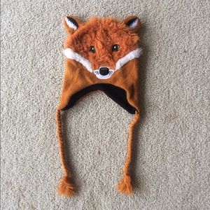 Fox beanie with tassels